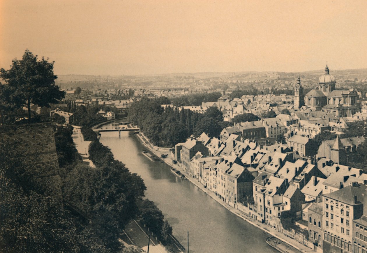 Panoráma a Sambre-ről, c1900 alkotó: Unbekannt