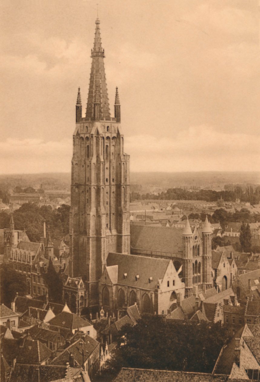 Panoráma és Notre-Dame-templom, 1928 alkotó: Unbekannt