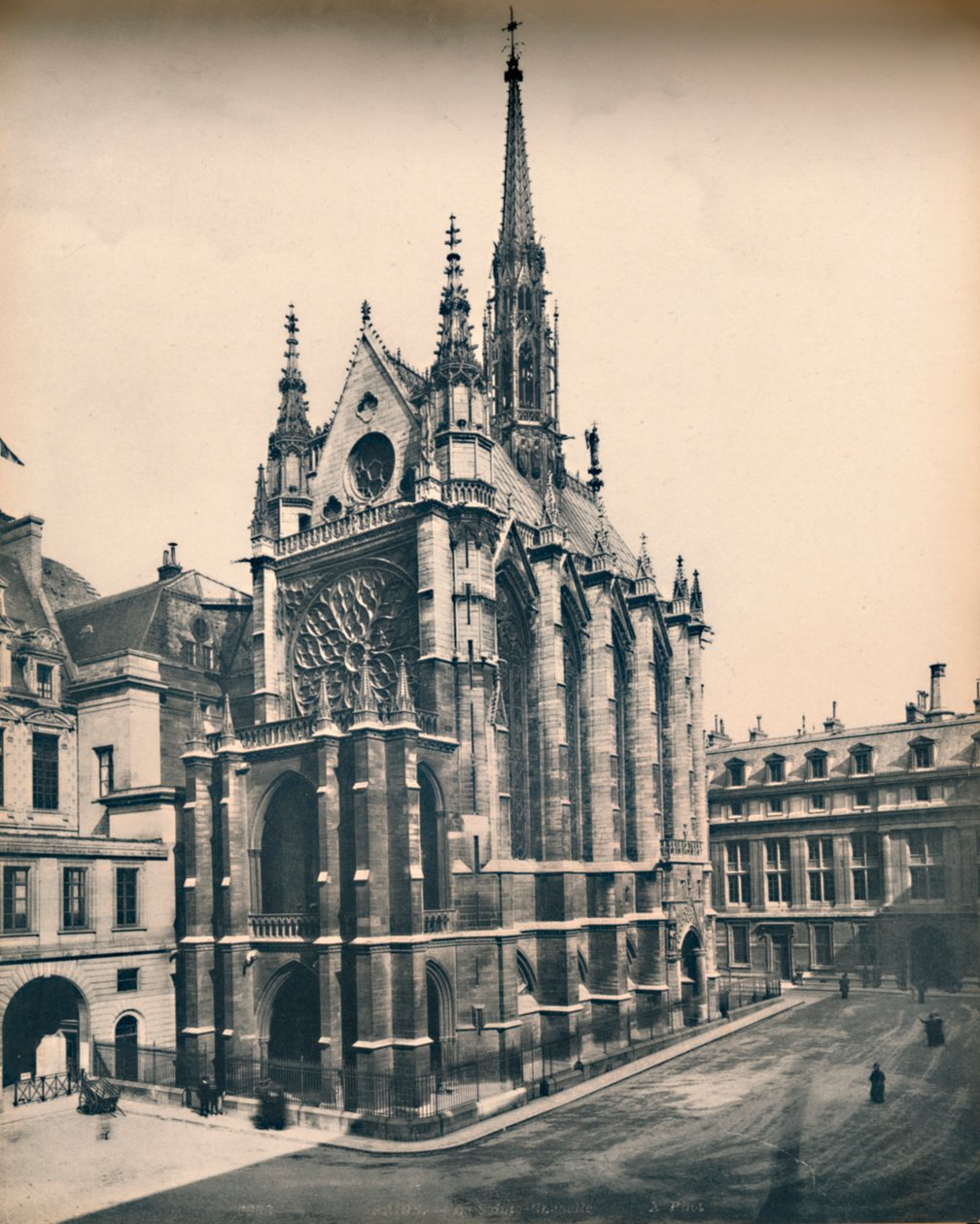 Párizs. - A Szent Kápolna. - ND, c1910. alkotó: Unbekannt