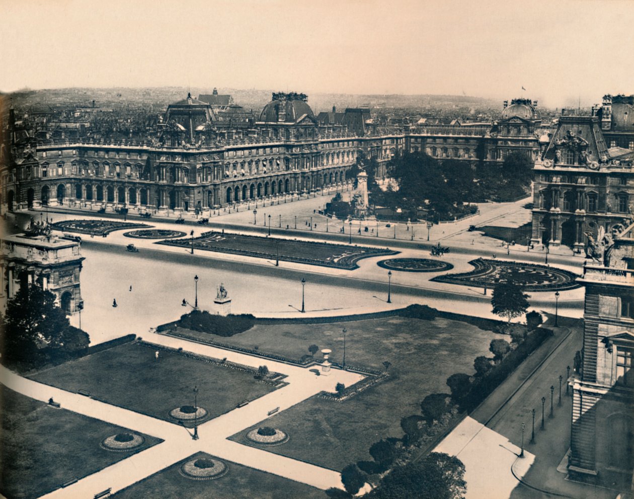 Párizs. - A Tuileriák. -LL, c1910. alkotó: Unbekannt