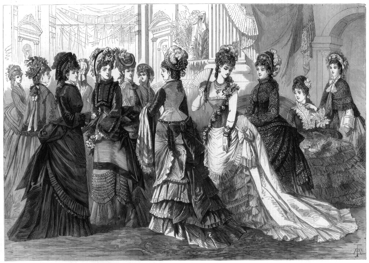 Párizsi tavaszi divat, 1875 alkotó: Unbekannt