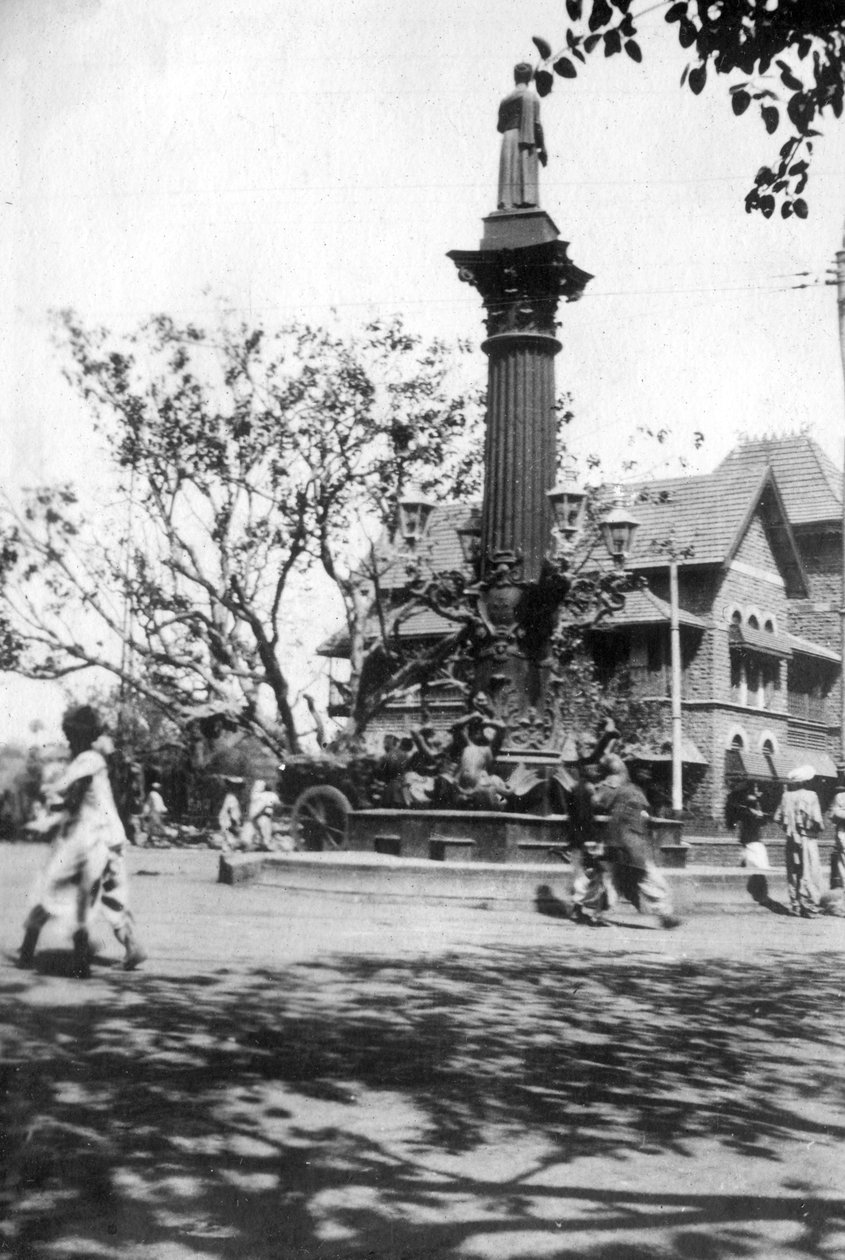 Parsees emlékkút, Mumbai, India, 1918 alkotó: Unbekannt