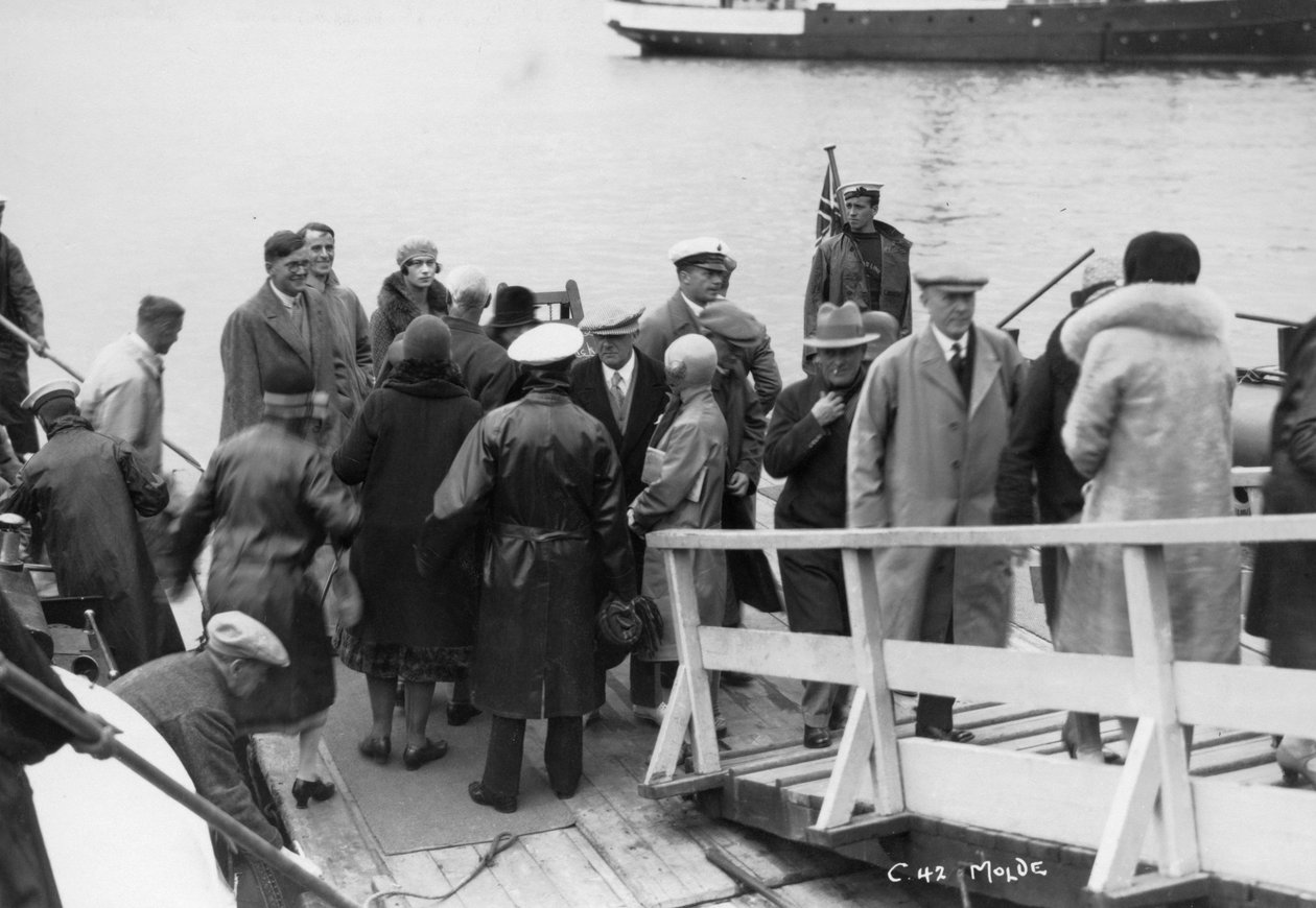 Utasszállító hajó Moldében, Norvégiában, 1929 alkotó: Unbekannt