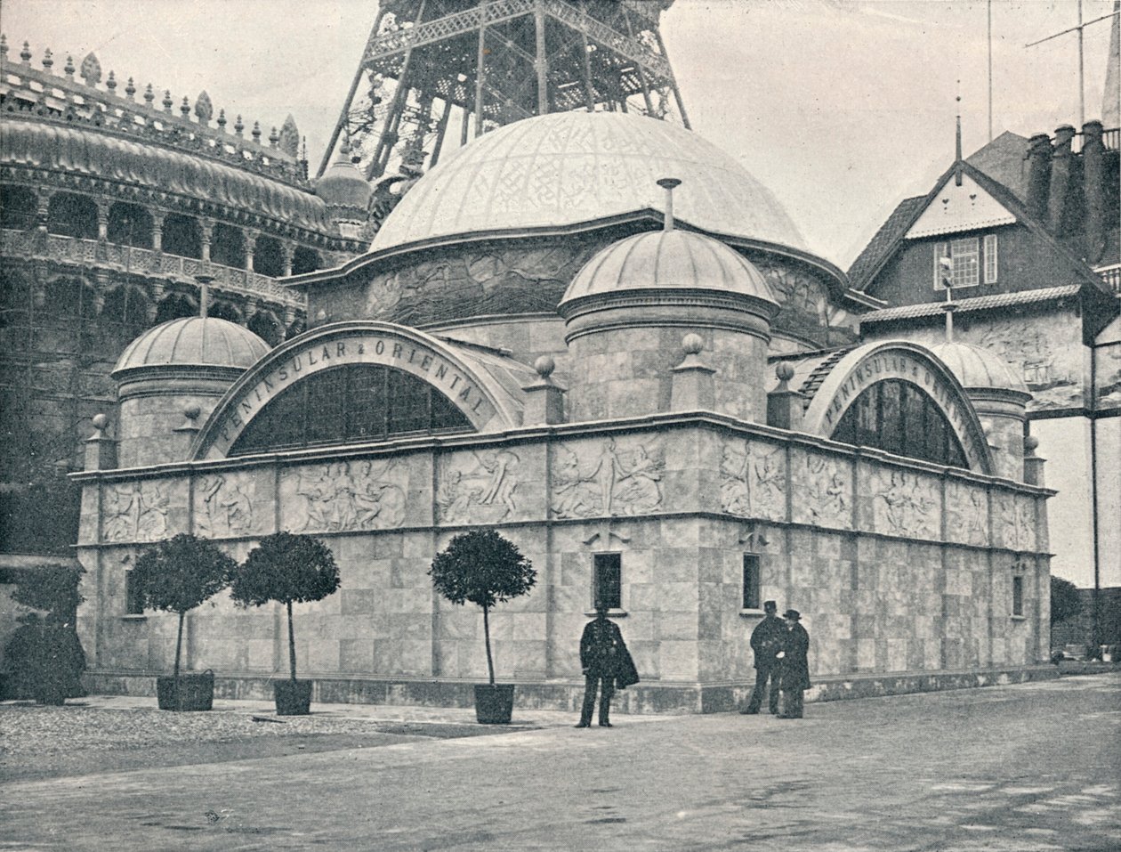 Félszigeti és keleti pavilon folyófront, c1900 alkotó: Unbekannt