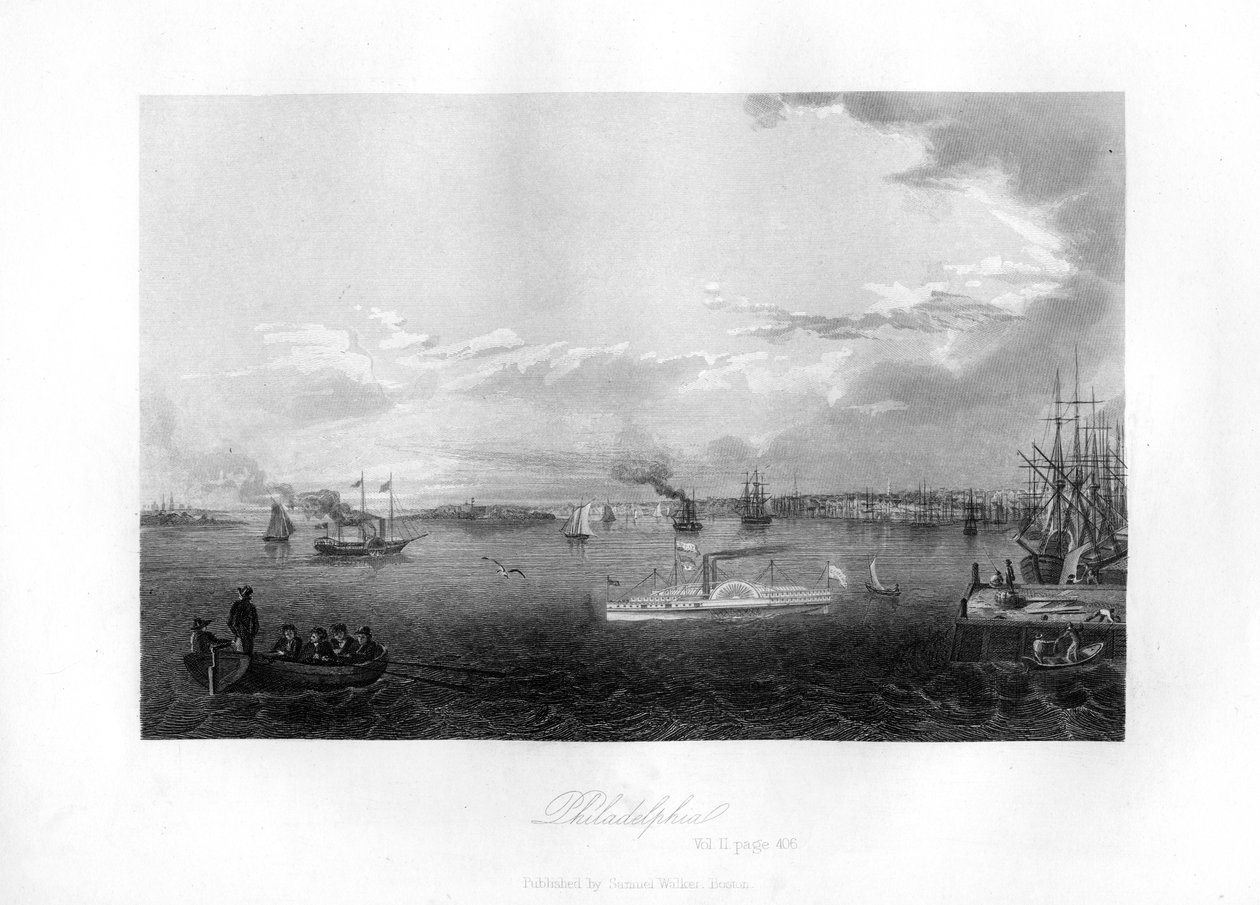 Philadelphia, 1855 alkotó: Unbekannt