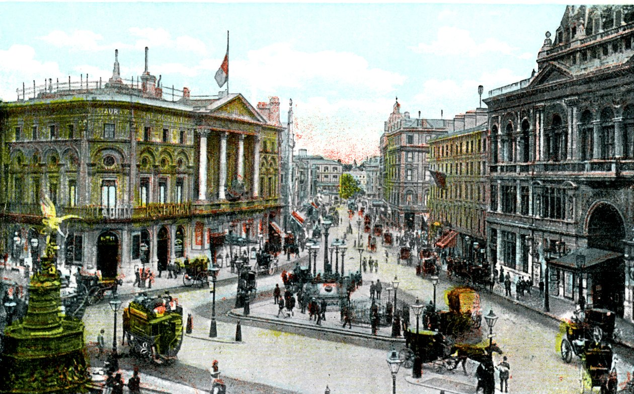 Piccadilly Circus, London, XX. század alkotó: Unbekannt