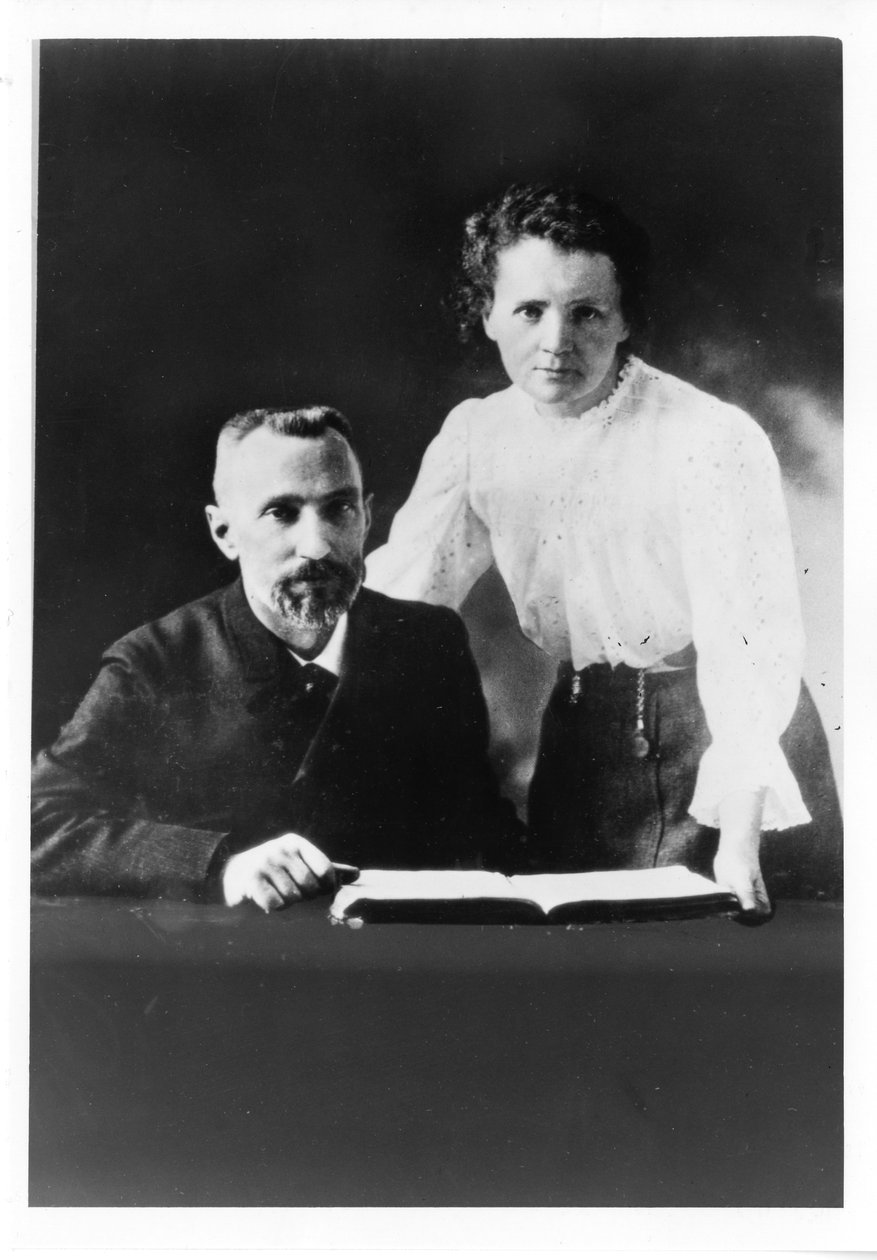 Pierre Curie 1859-1906 és Marie Sklodowska Curie 1867-1934 alkotó: Unbekannt