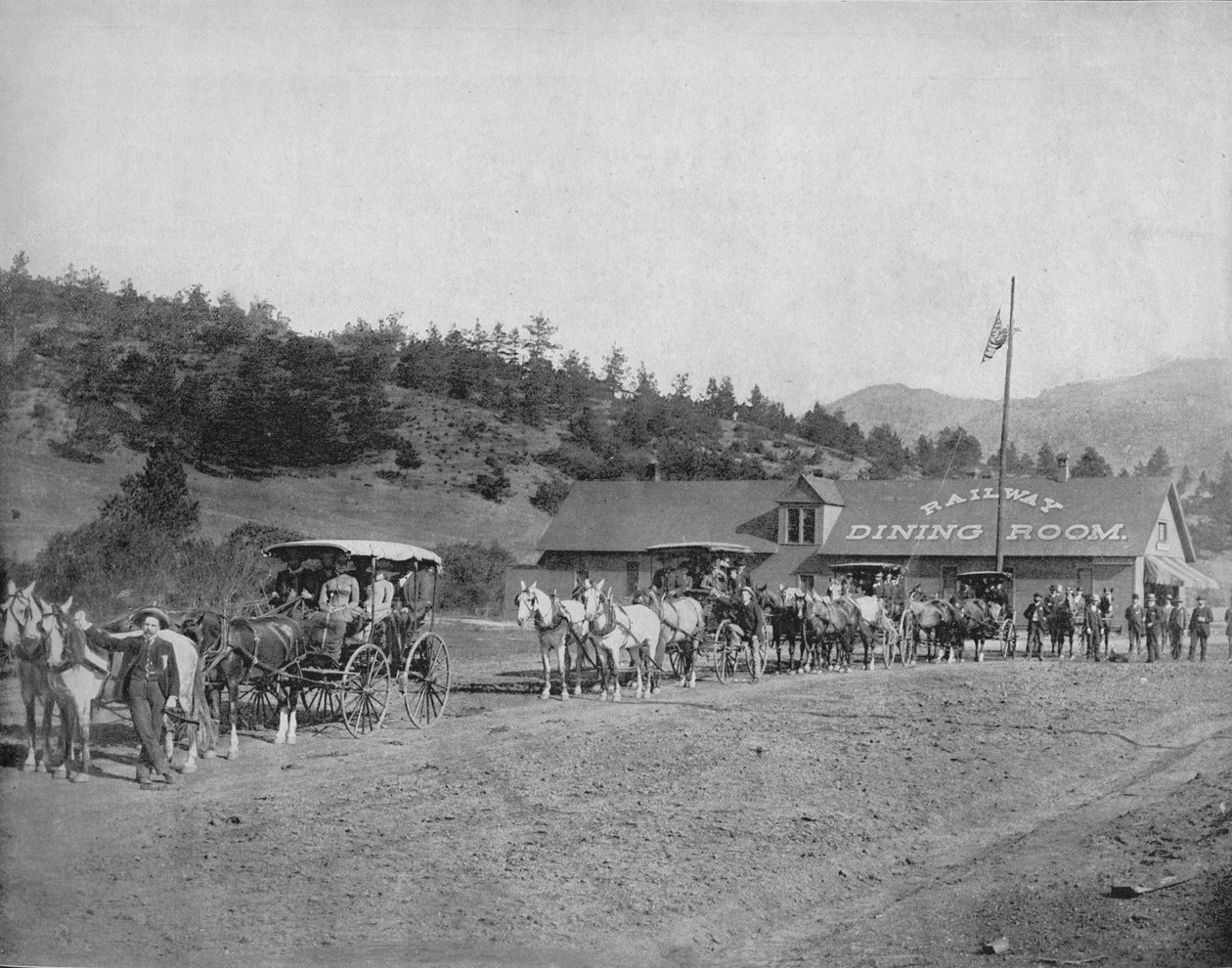 Pikes Peak Col. Toll Road, c1897. alkotó: Unbekannt