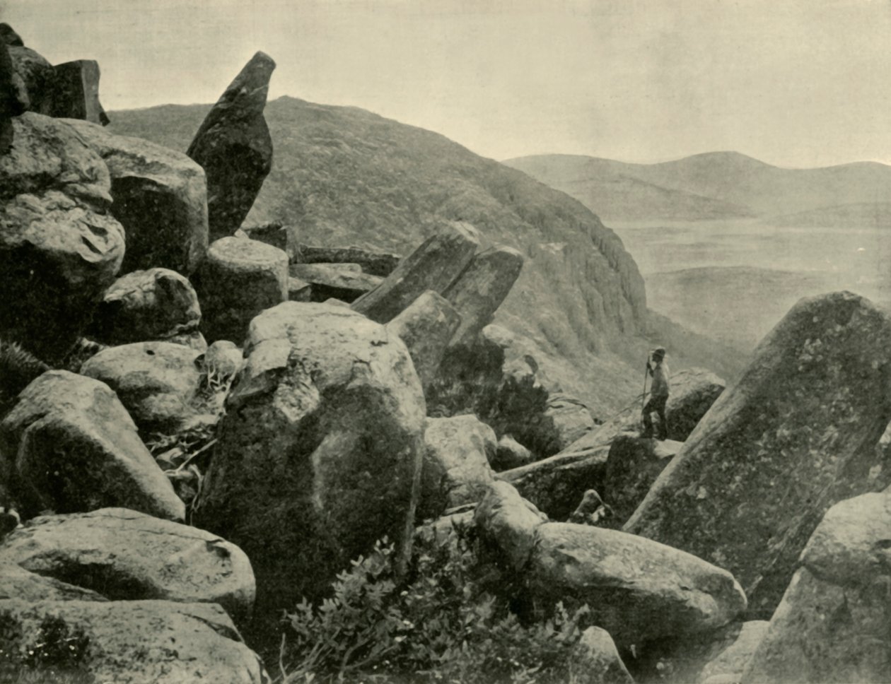 Pinnacle & Organ Pipes, Mount Wellington, 1901. alkotó: Unbekannt