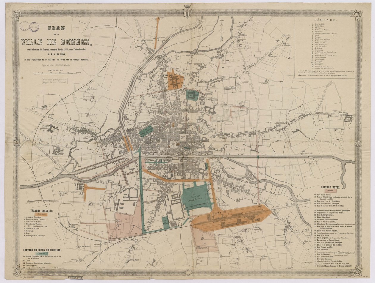 Plan de Rennes alkotó: Unbekannt