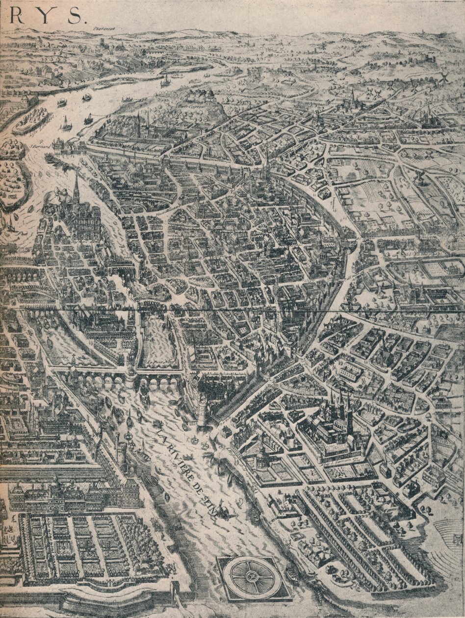Párizs terve, 1630, 1915 alkotó: Unbekannt