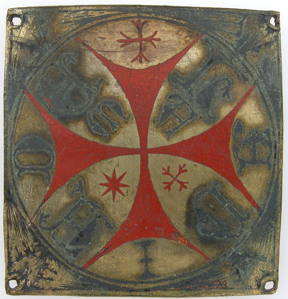 Emléktábla, német, XII-XIII. alkotó: Unbekannt