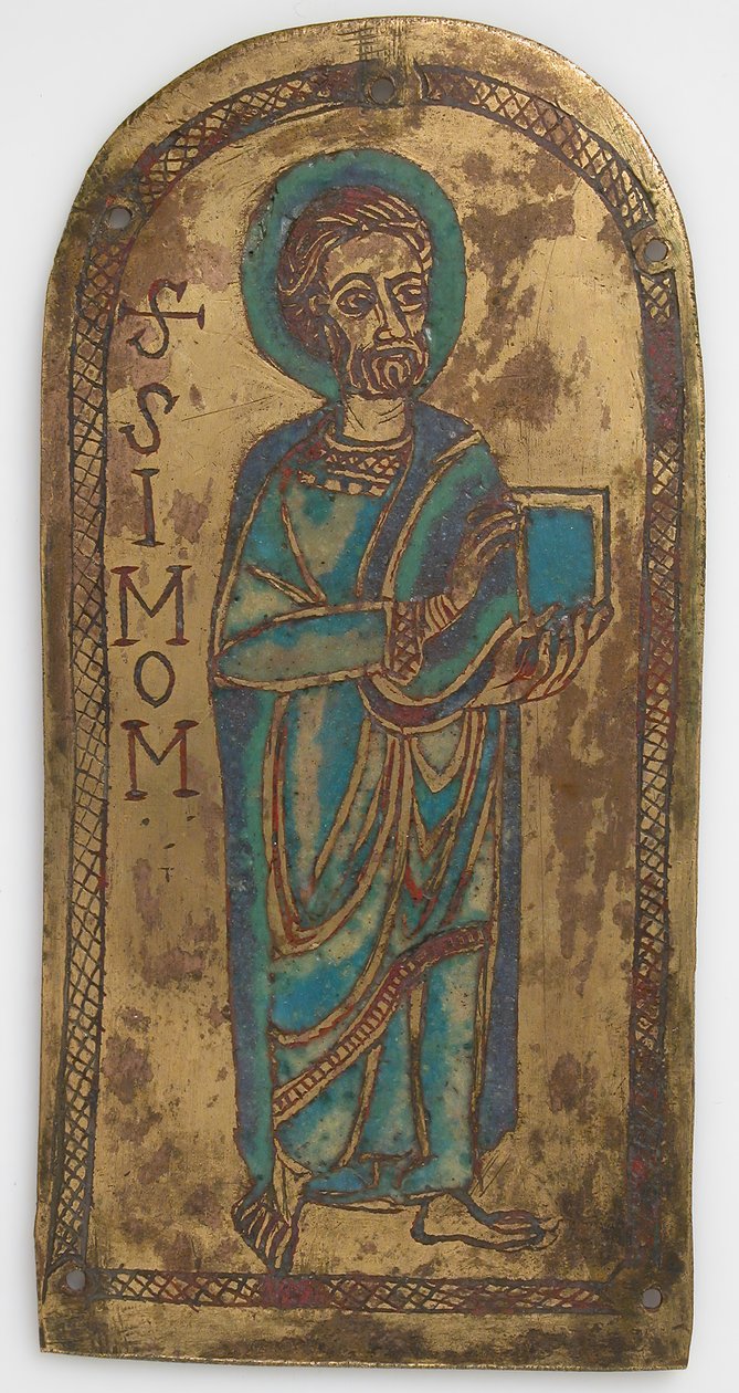 Szent Simon emléktábla, német, XII. alkotó: Unbekannt