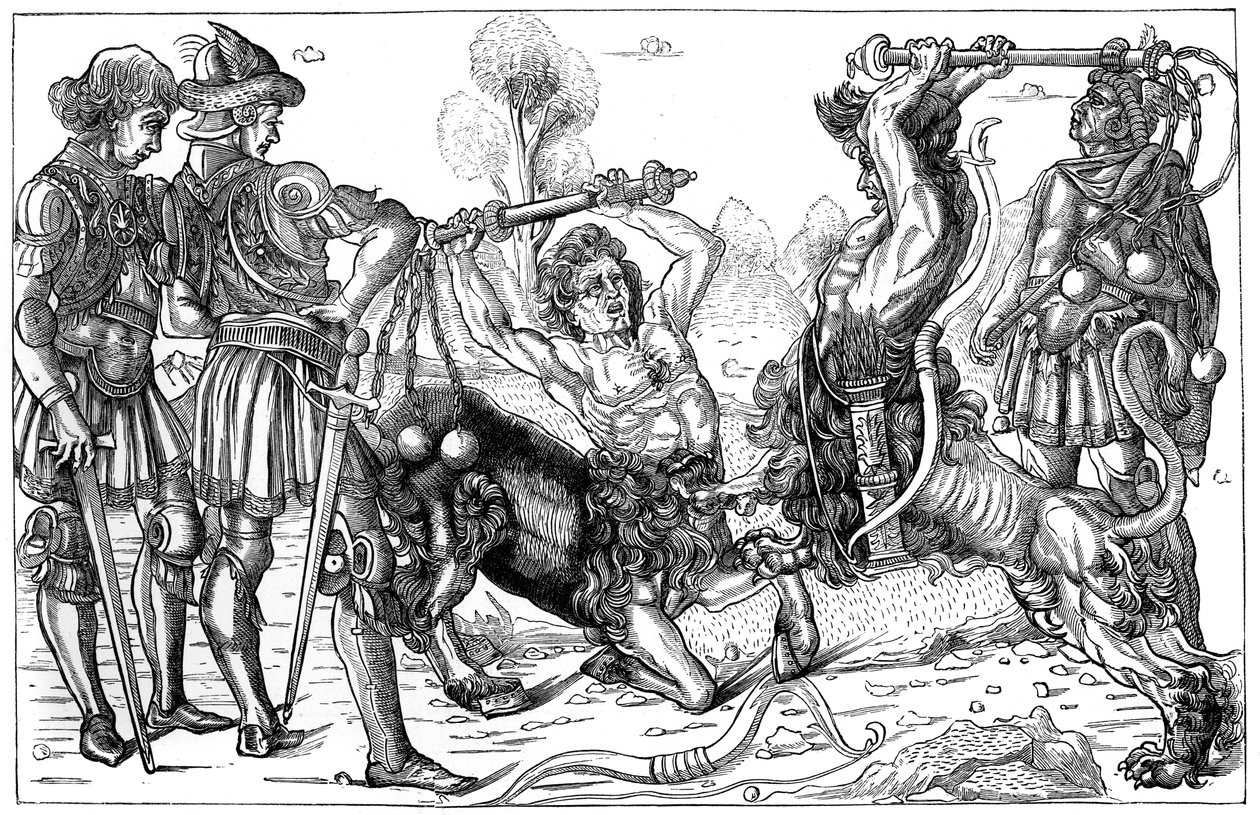 Pollaiuolos Kentaurok harca, 1882 alkotó: Unbekannt