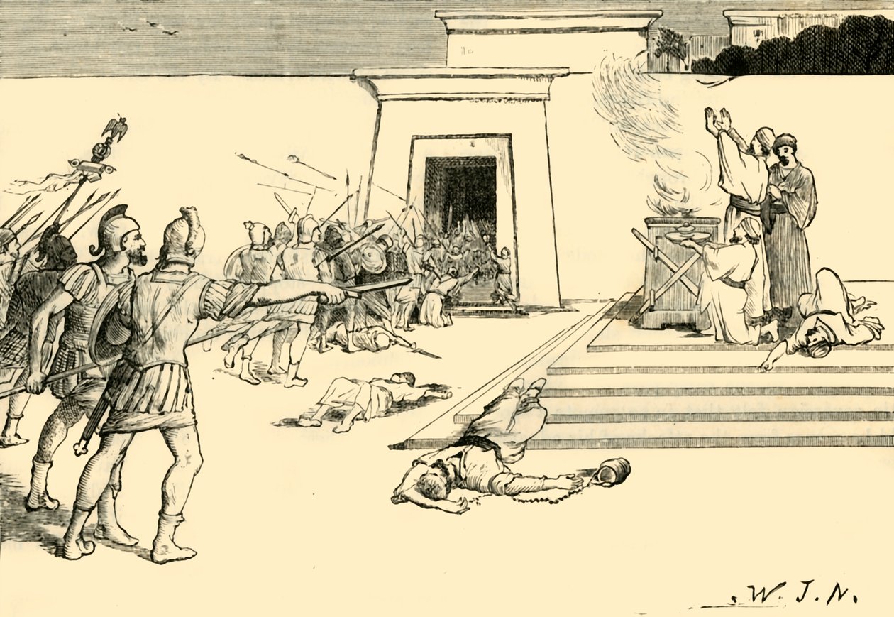 Pompeius a jeruzsálemi templomban, 1890. alkotó: Unbekannt
