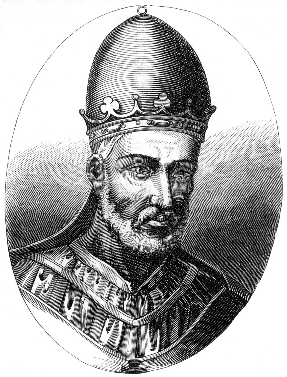 Honorius pápa III 1148-1227, 1849 alkotó: Unbekannt