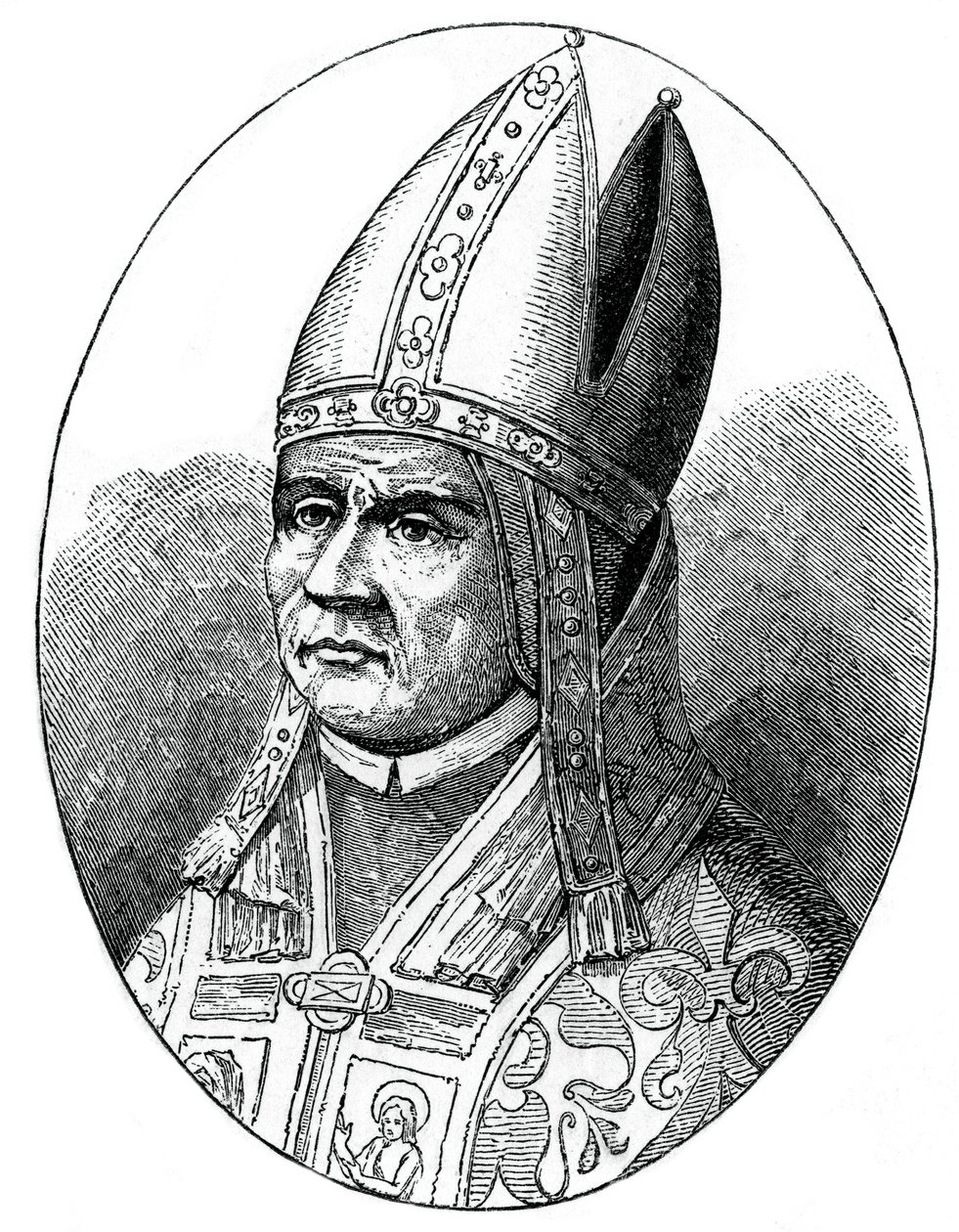 I. Szilveszter pápa, 1870 alkotó: Unbekannt