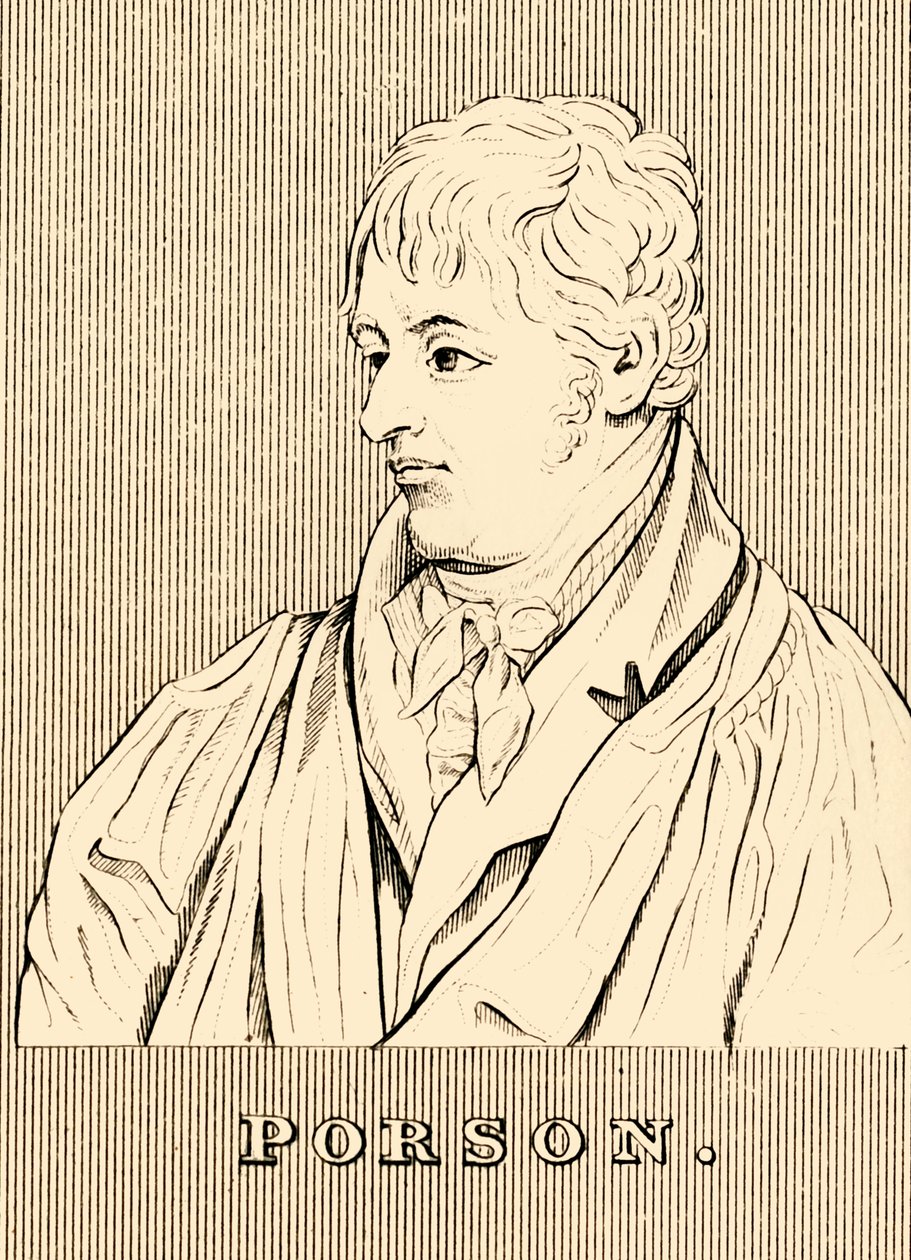 Porson, 1759-1808, 1830. alkotó: Unbekannt