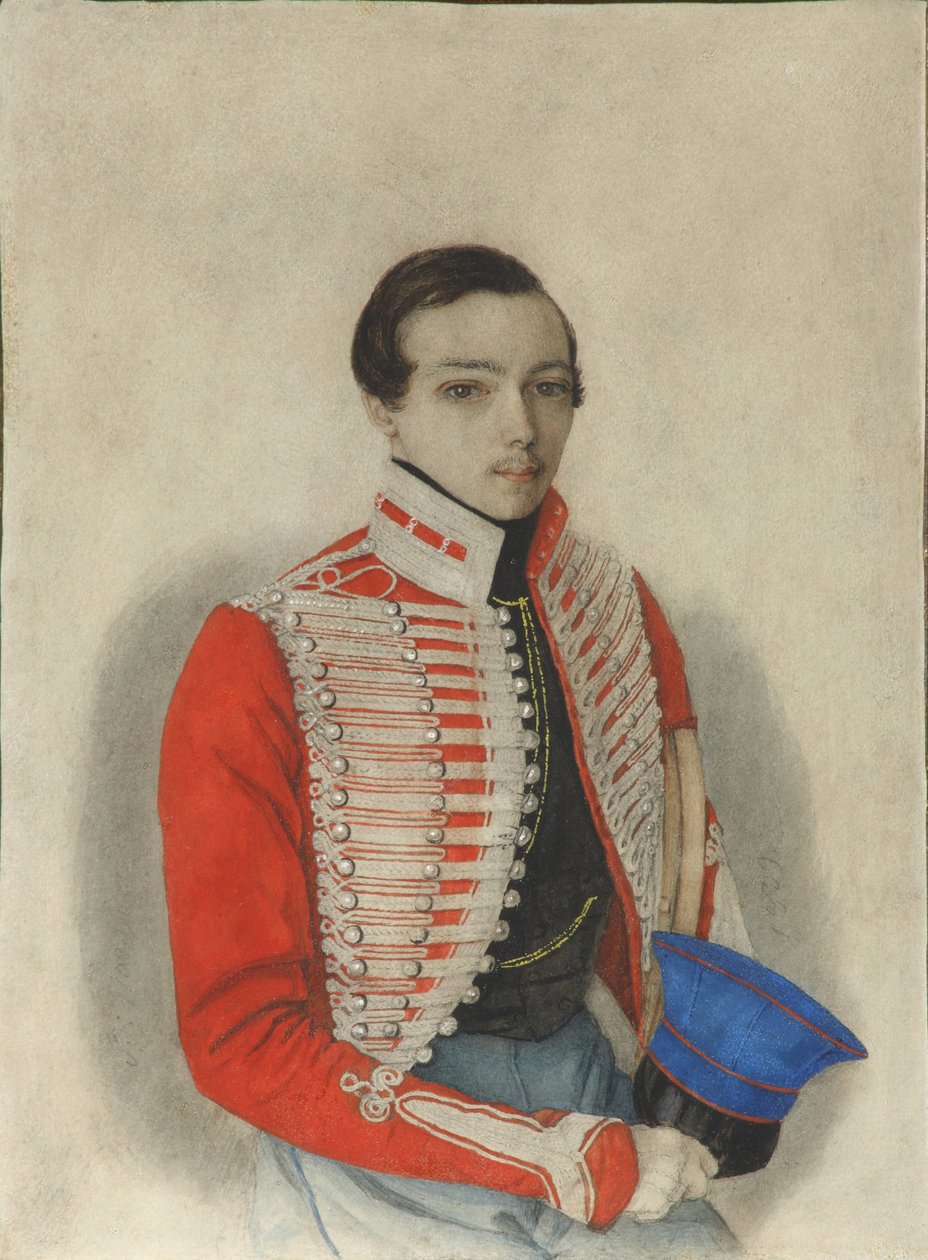 Alekszandr Ivanovics Bezobrazov portréja, 1839 alkotó: Unbekannt