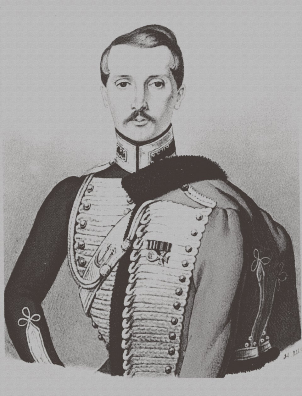 Alekszej Nyikolajevics Wulf portréja 1805-1881, 1830-as évek alkotó: Unbekannt