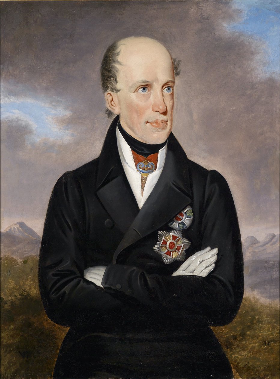 Johann osztrák főherceg (1782-1859) portréja alkotó: Unbekannt