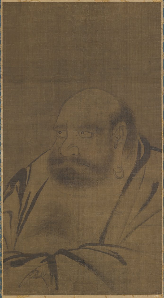 Bodhidharma portréja, 14. század. alkotó: Unbekannt