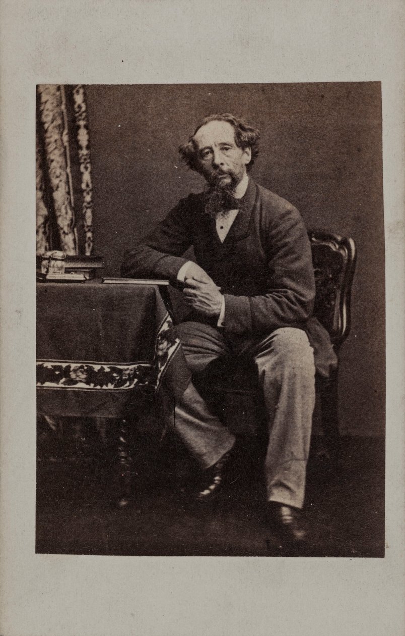Charles Dickens portréja 1812-1870, 1860-as évek. alkotó: Unbekannt
