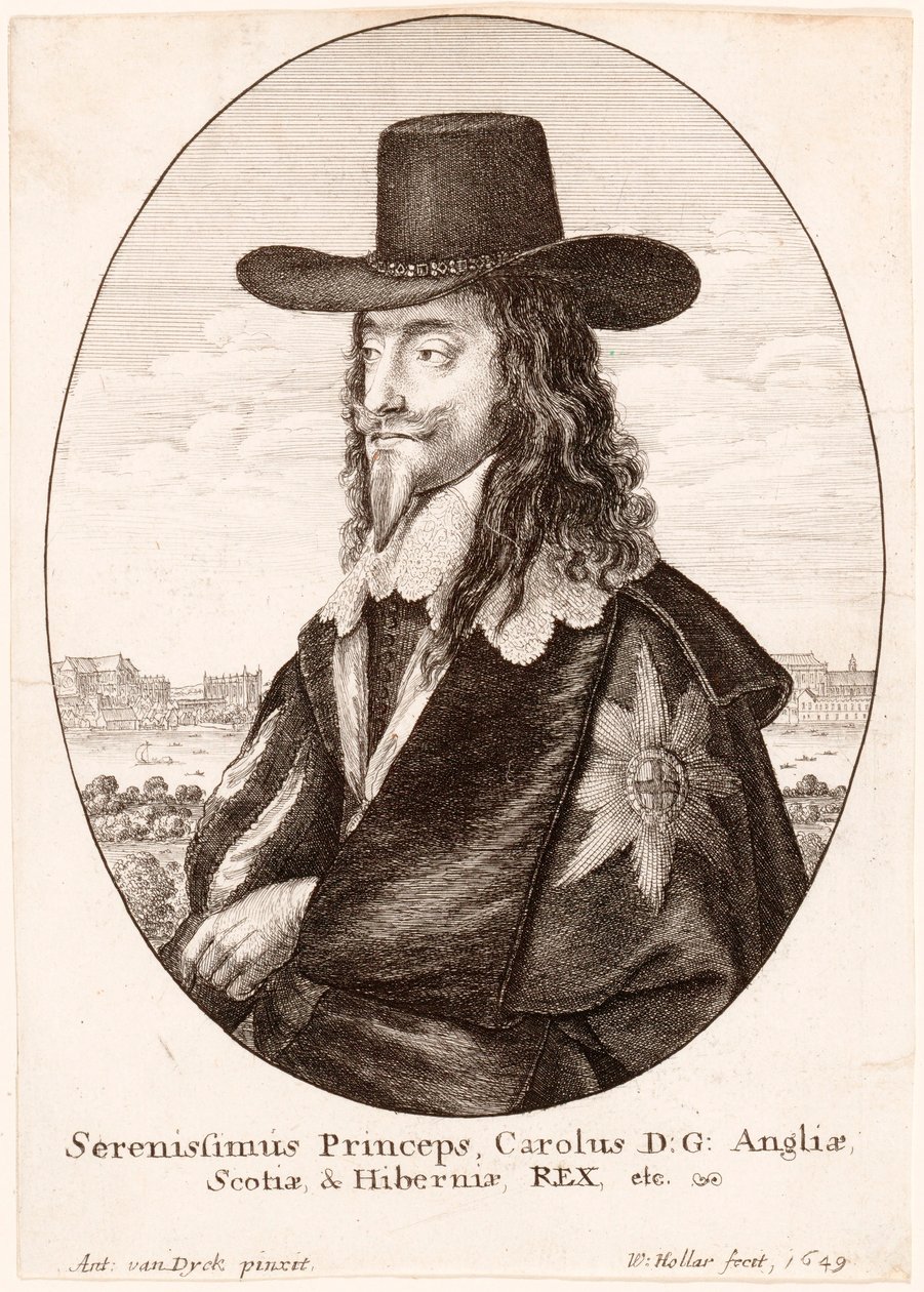 I. Károly portréja, kocsma. 1649. alkotó: Unbekannt