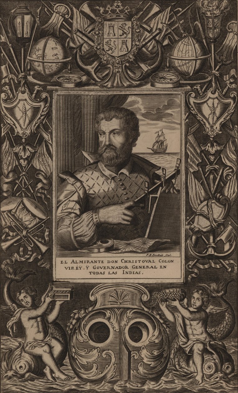 Kolumbusz Kristóf portréja, 1625. alkotó: Unbekannt