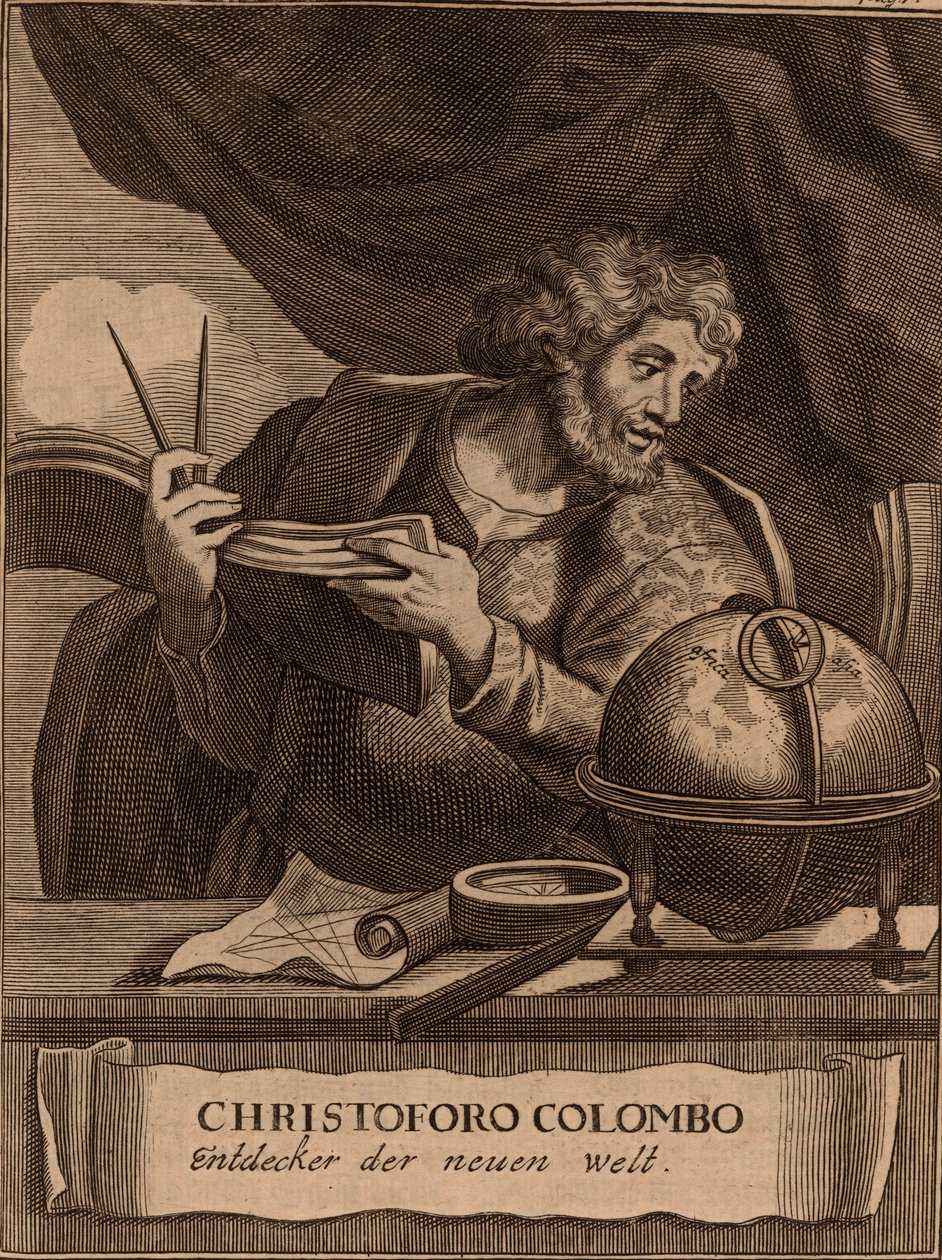Kolumbusz Kristóf portréja, 1681. alkotó: Unbekannt