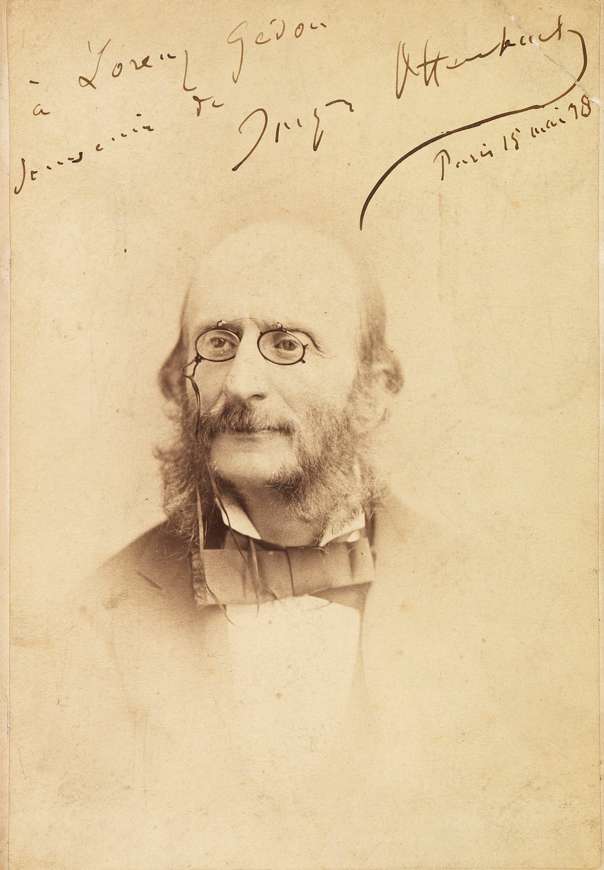 Jacques Offenbach portréja 1819-1880, 1878. alkotó: Unbekannt