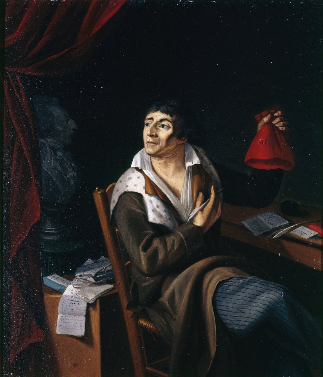 Jean-Paul Marat portréja 1743-1793, c. 1793. alkotó: Unbekannt