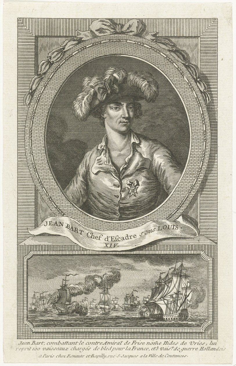 Jean Bart portréja 1650-1702, 1694. alkotó: Unbekannt