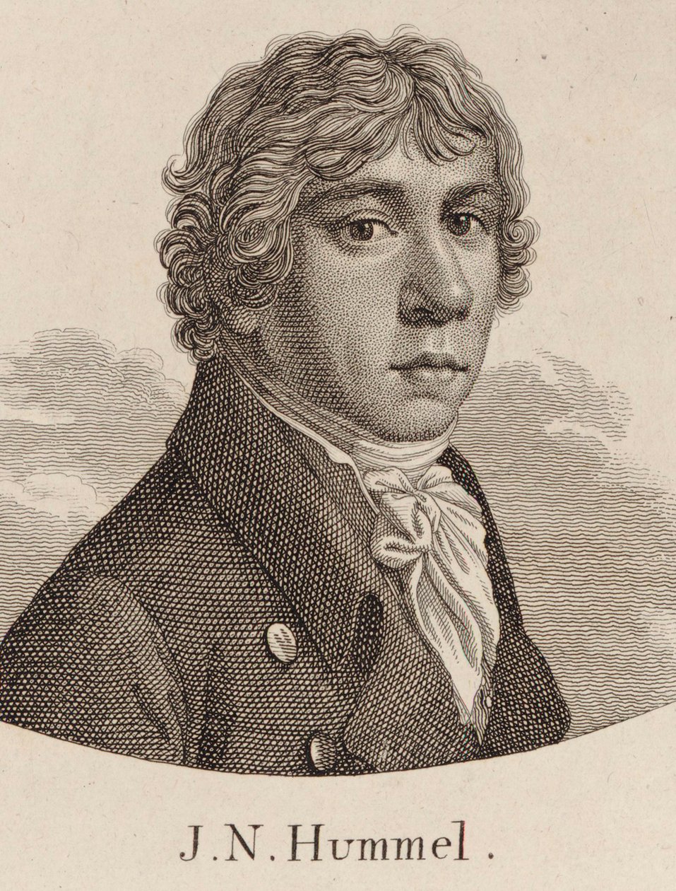 Johann Nepomuk Hummel portréja 1778-1837. alkotó: Unbekannt