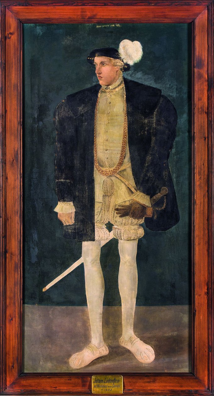 Johann V Hanns Liechtenstein portréja. alkotó: Unbekannt