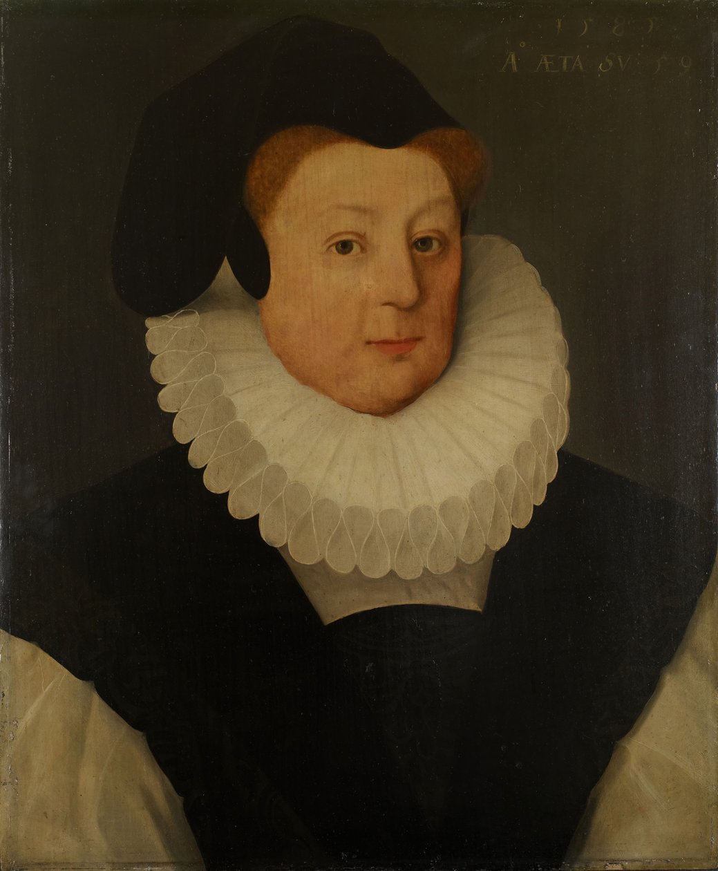 Katherine, Lady Gresley portréja, 1585. alkotó: Unbekannt