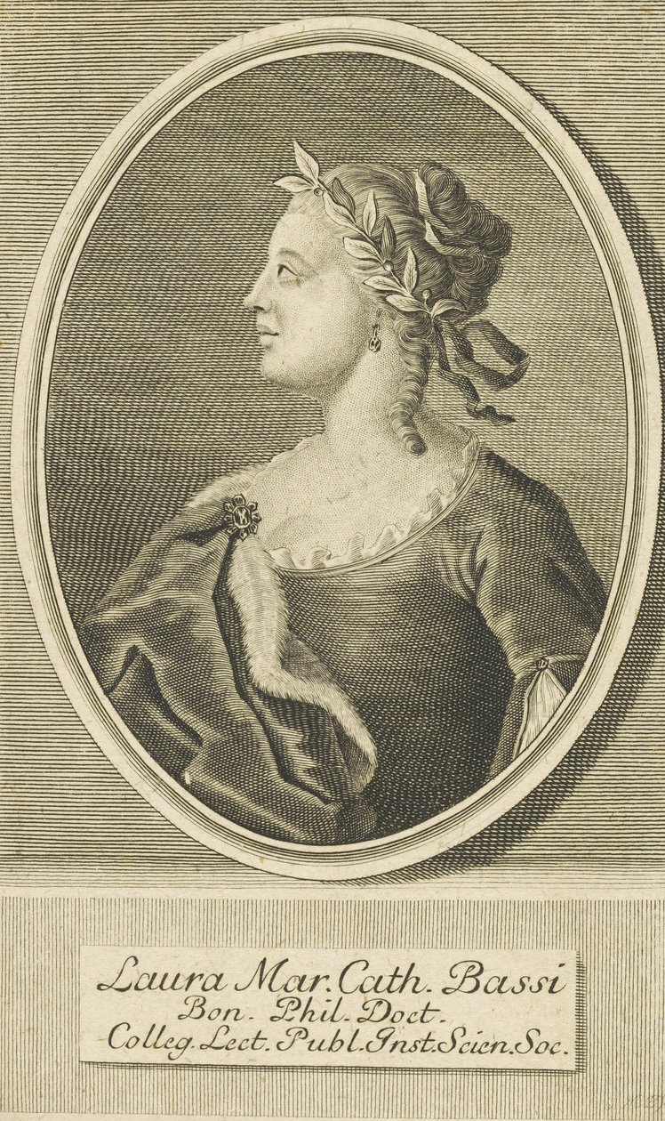 Laura Bassi portréja 1711-1778, 1738. alkotó: Unbekannt