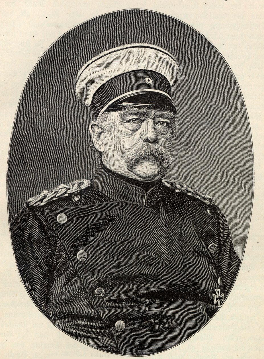 Otto von Bismarck portréja 1815-1898. alkotó: Unbekannt