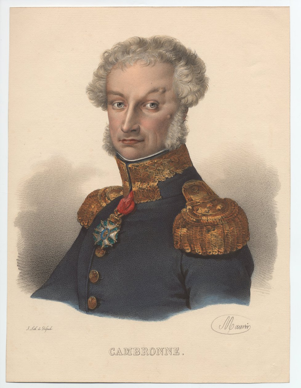 Pierre Cambronne portréja 1770-1842, 1835 alkotó: Unbekannt