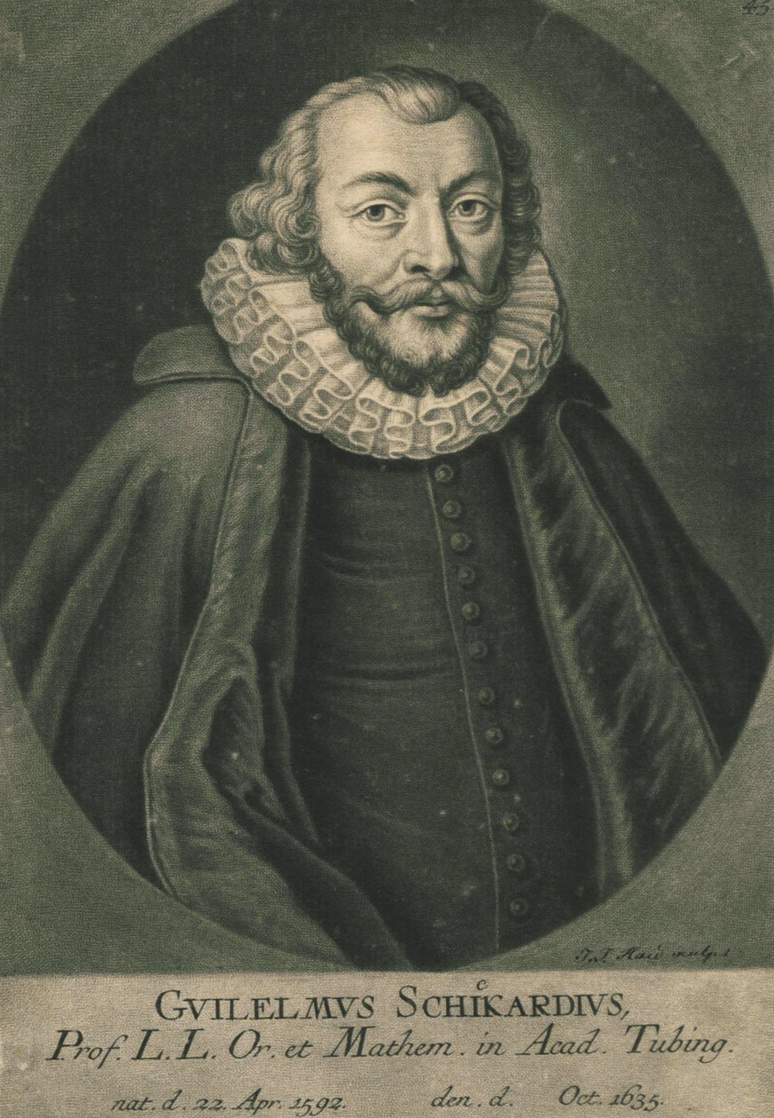 Wilhelm Schickard portréja 1592-1635. alkotó: Unbekannt