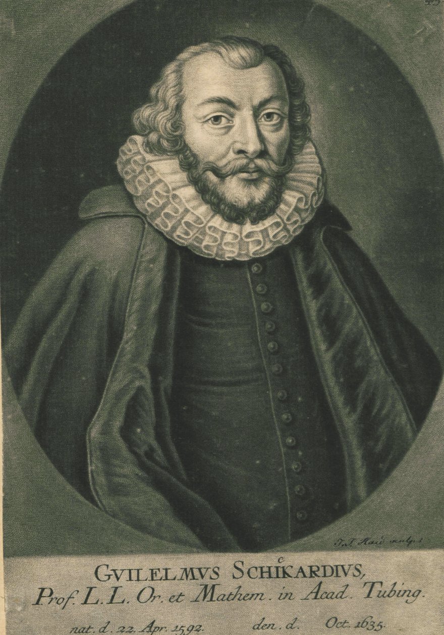 Wilhelm Schickard portréja 1592-1635. alkotó: Unbekannt