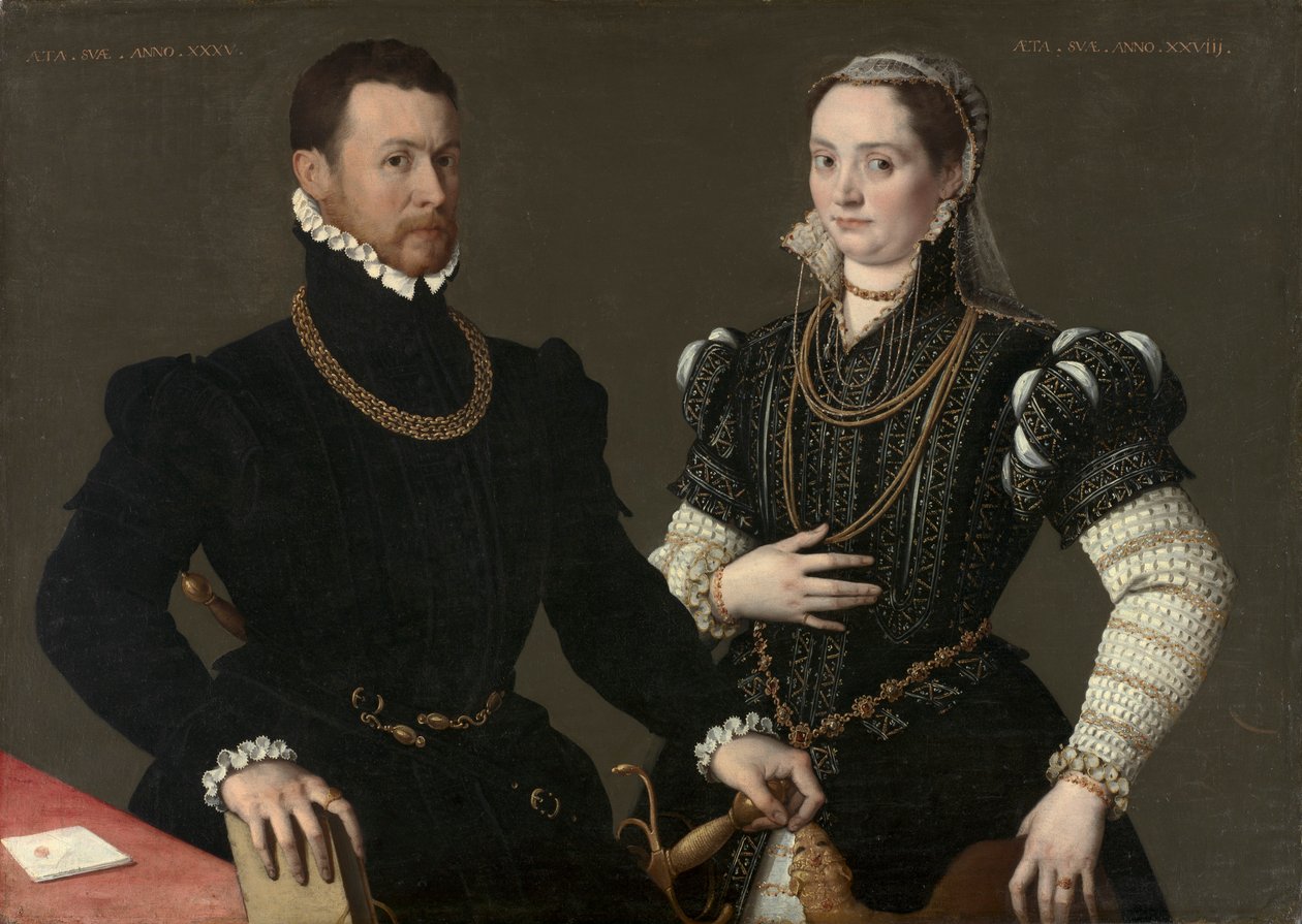 Egy pár portréja, c. 1580-1588. alkotó: Unbekannt