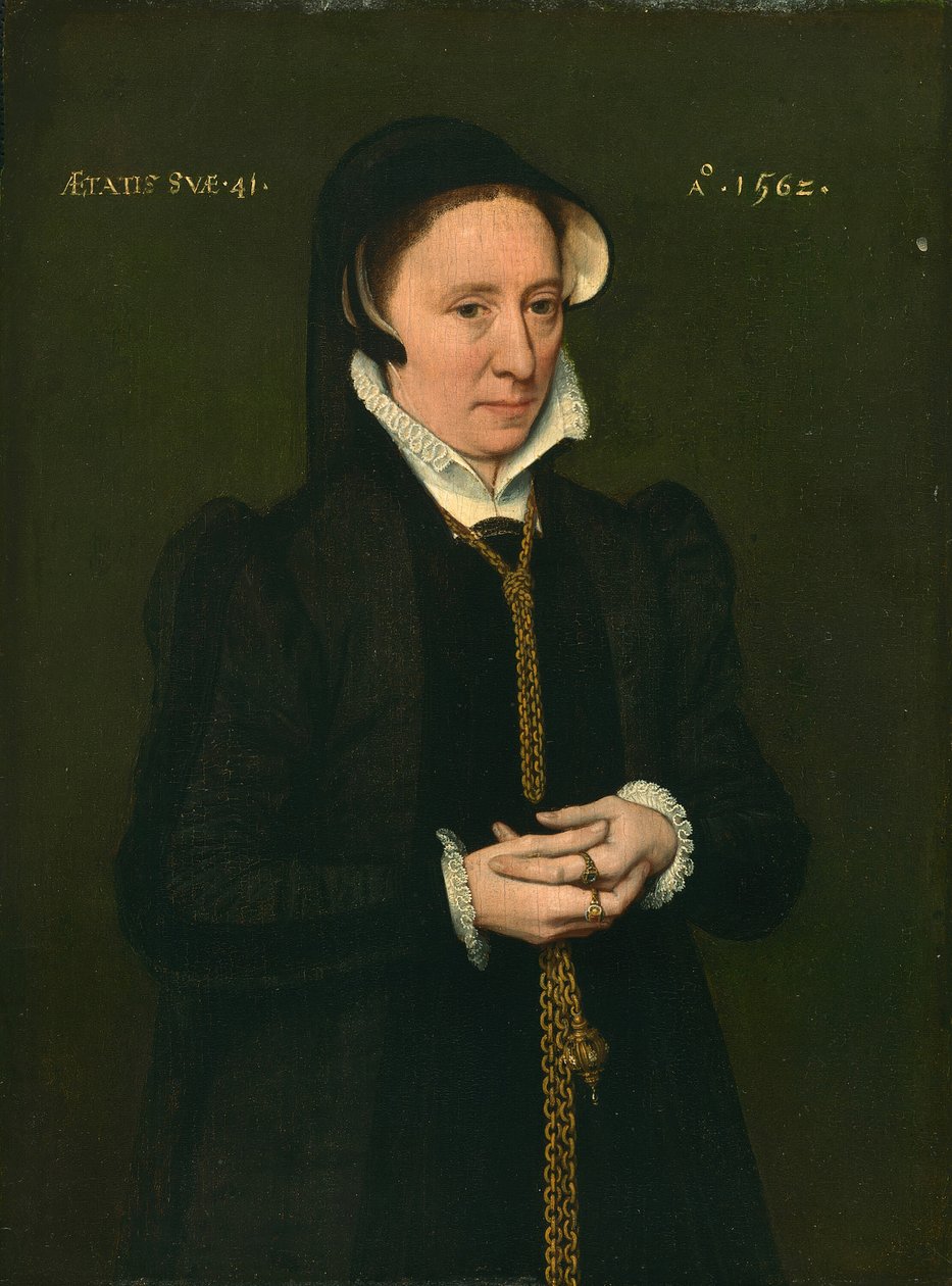 Női portré, 1562. alkotó: Unbekannt