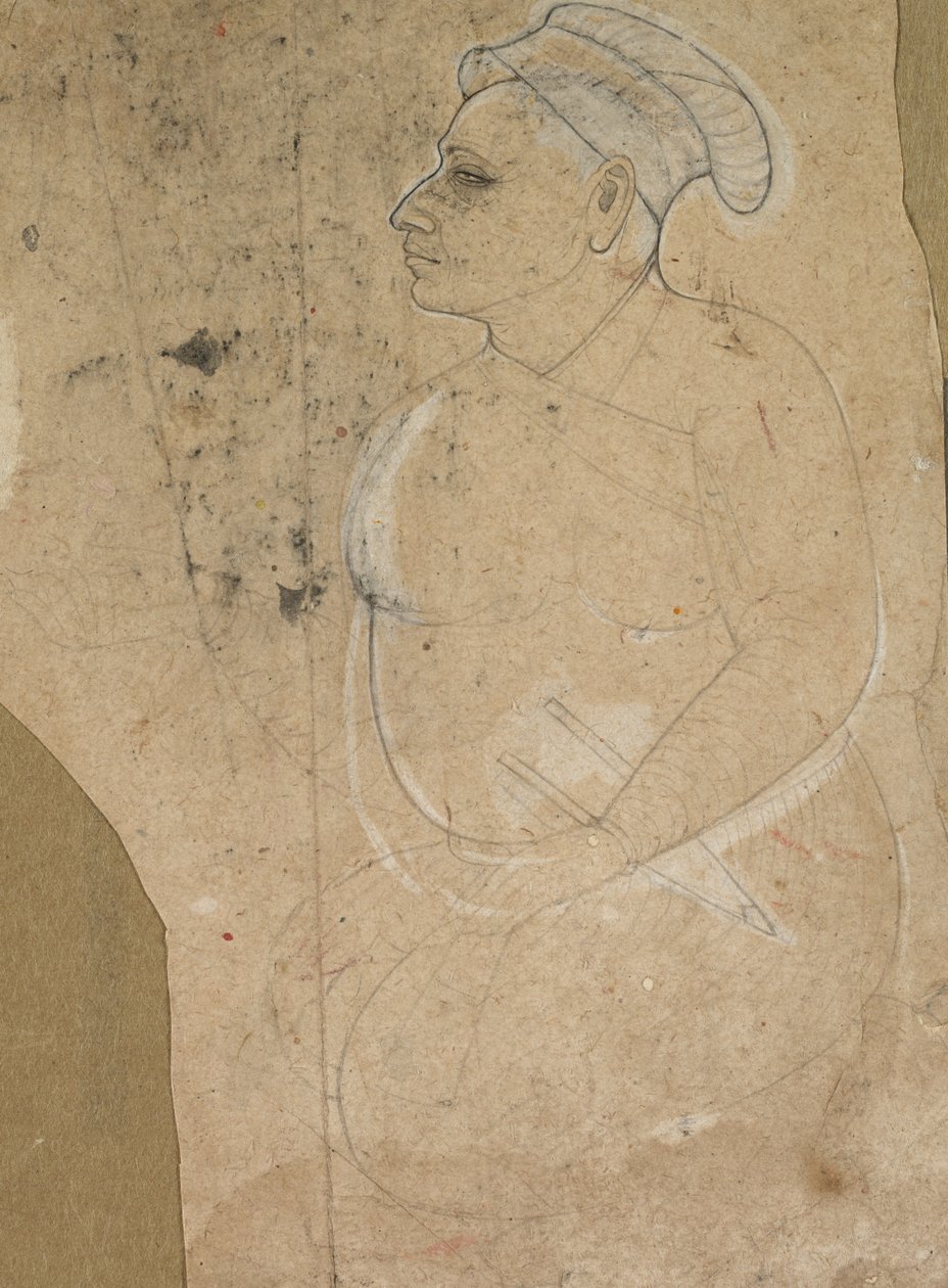 Idősödő férfi portréja, c. 1700. alkotó: Unbekannt