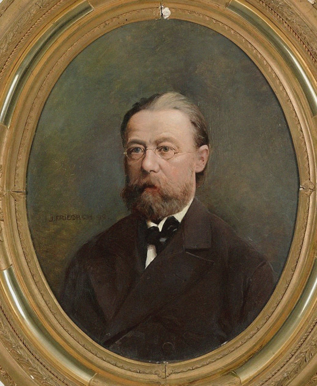 Bedrich Smetana zeneszerző portréja. alkotó: Unbekannt