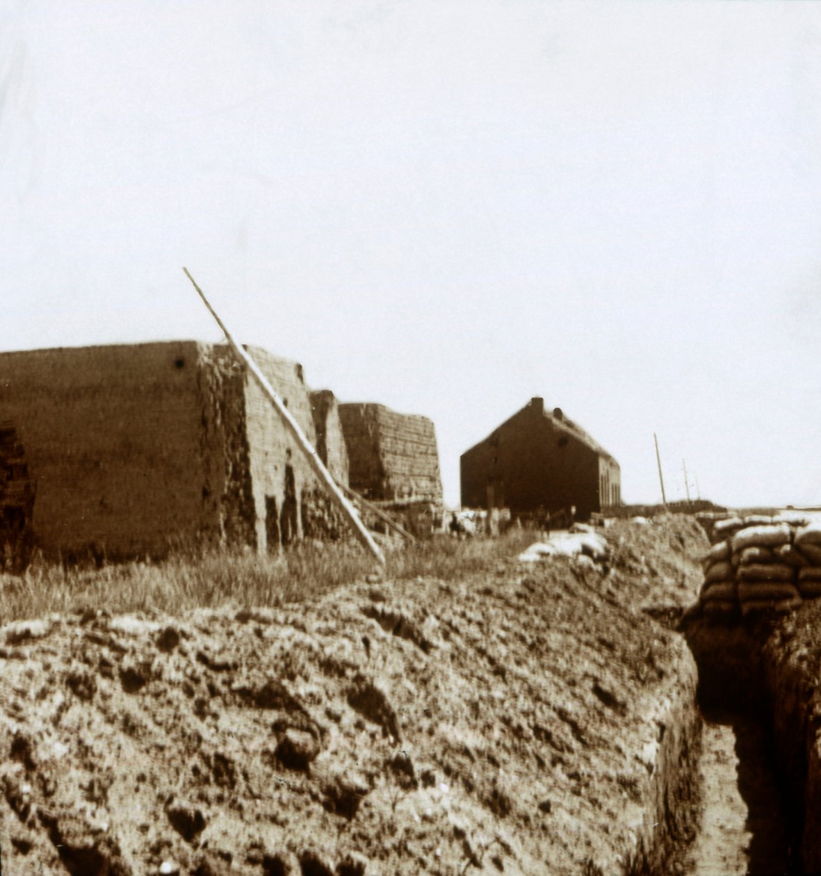 Bejegyzés az Yser-en, Flandria, Belgium, c1914-c1918 alkotó: Unbekannt