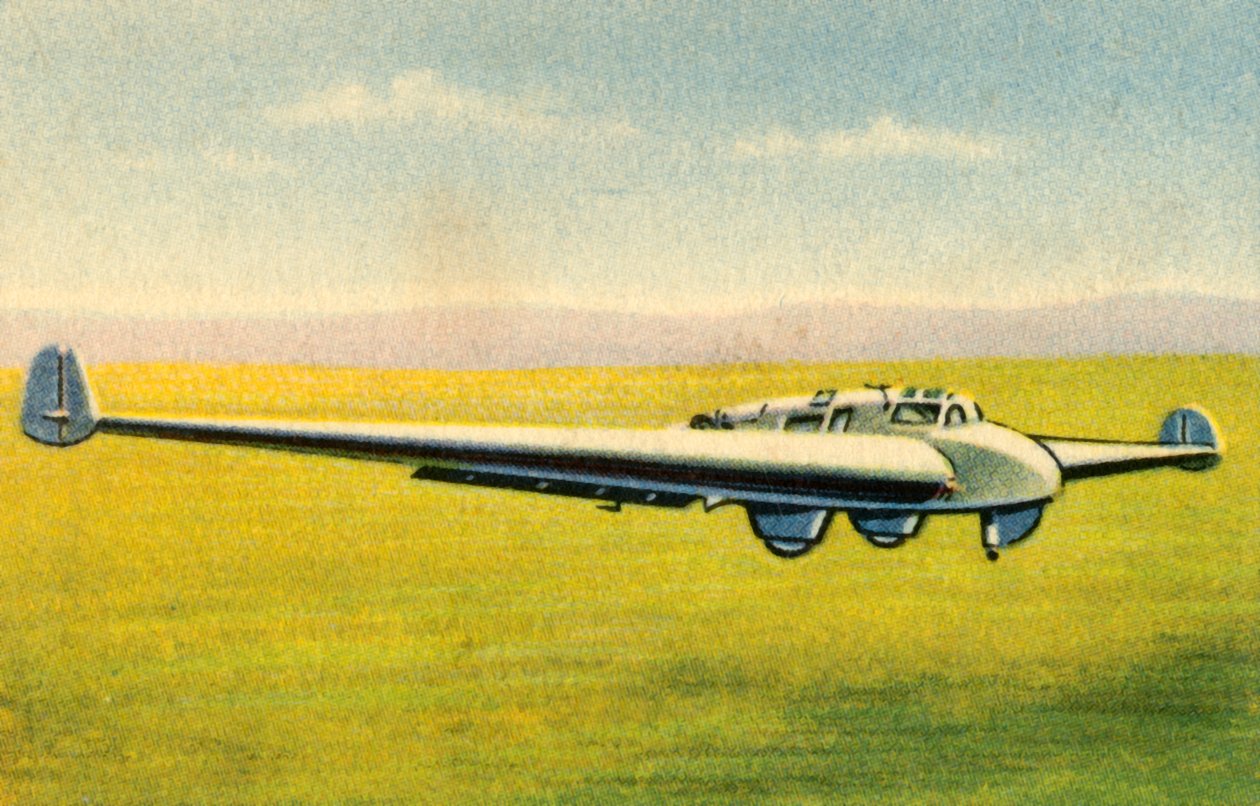 Motoros, repülőszárnyú repülőgép, 1932. alkotó: Unbekannt