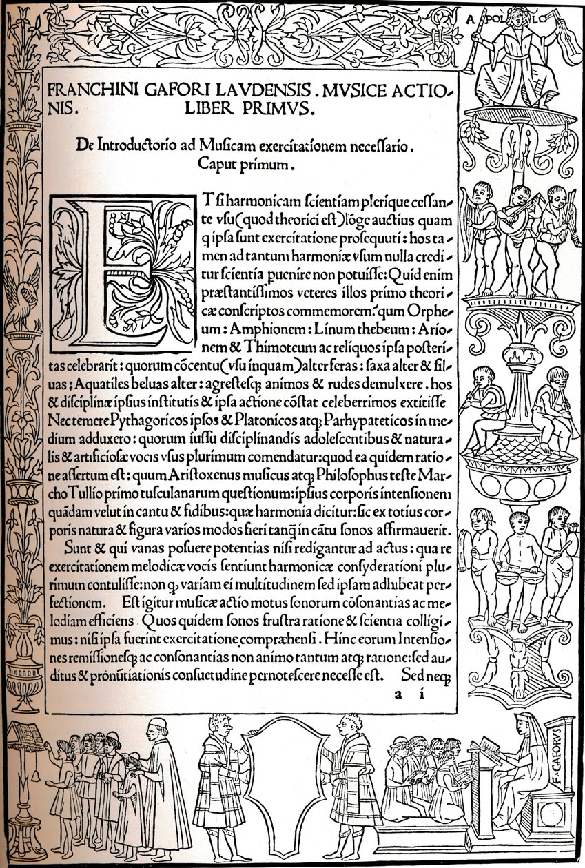 Practica Musicae, 1496, 1917 alkotó: Unbekannt