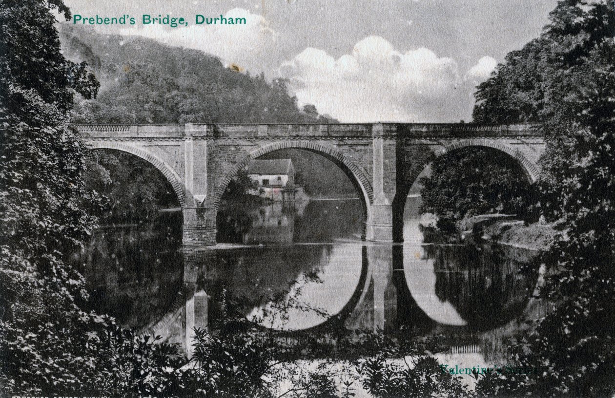 Prebends Bridge, Durham, 1905 alkotó: Unbekannt