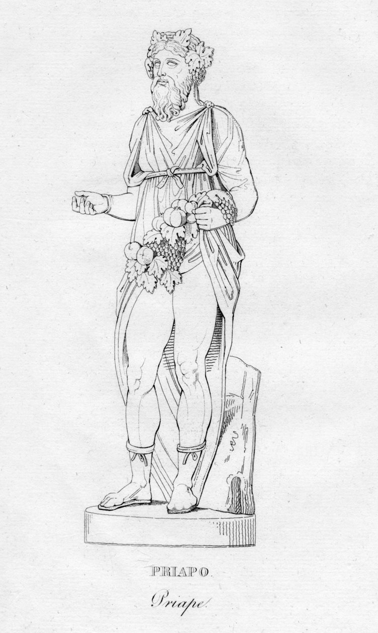 Priapo Priape, c1850 alkotó: Unbekannt